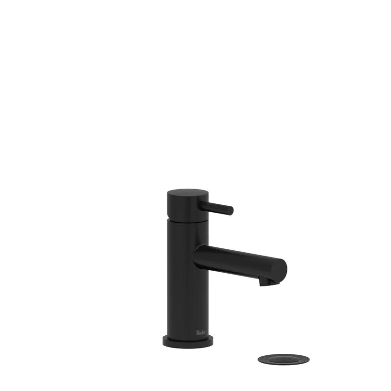 GS Modern Black Single Hole Lever Bathroom Faucet
