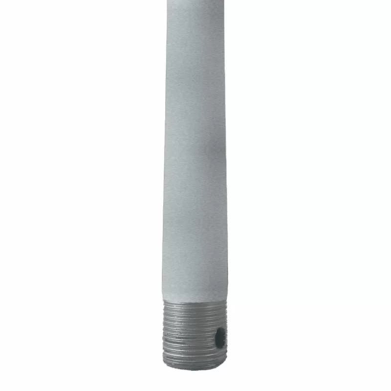 Brushed Aluminum 12" Ceiling Fan Extension Downrod