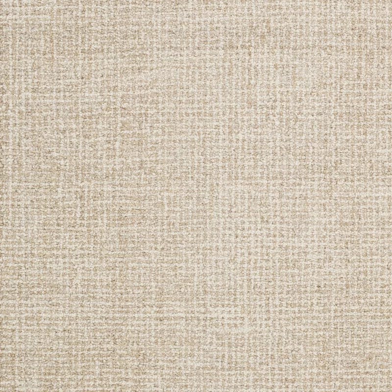 Khaki and Cream Hand-Tufted Wool Rectangular Rug 8' x 10'
