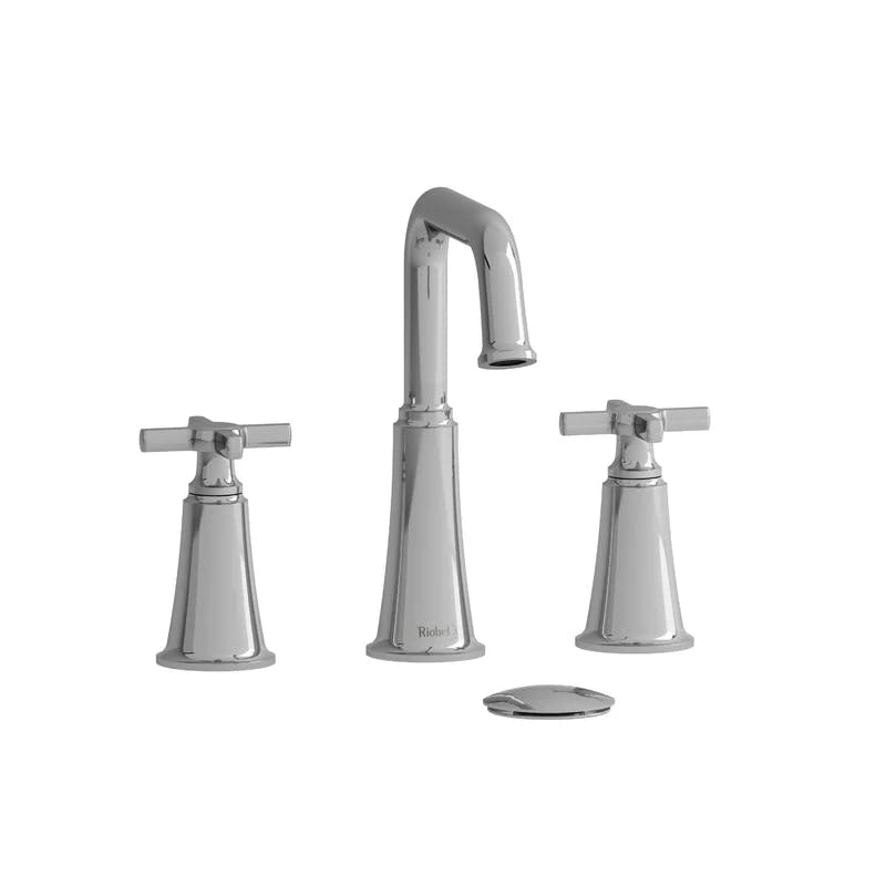 Elegant Chrome Widespread Bathroom Faucet with Dual Handles