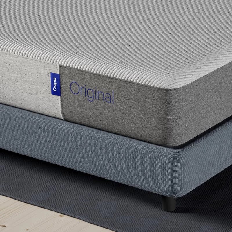 Sustainably Sourced Light Gray Full Foam Mattress with ZonedSupport