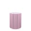 Colonna Glossy Pink Thermoplastic Side Table/Stool