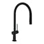 Talis N HighArc 17" Steel Optik Modern Kitchen Faucet with Pull-Out Spray