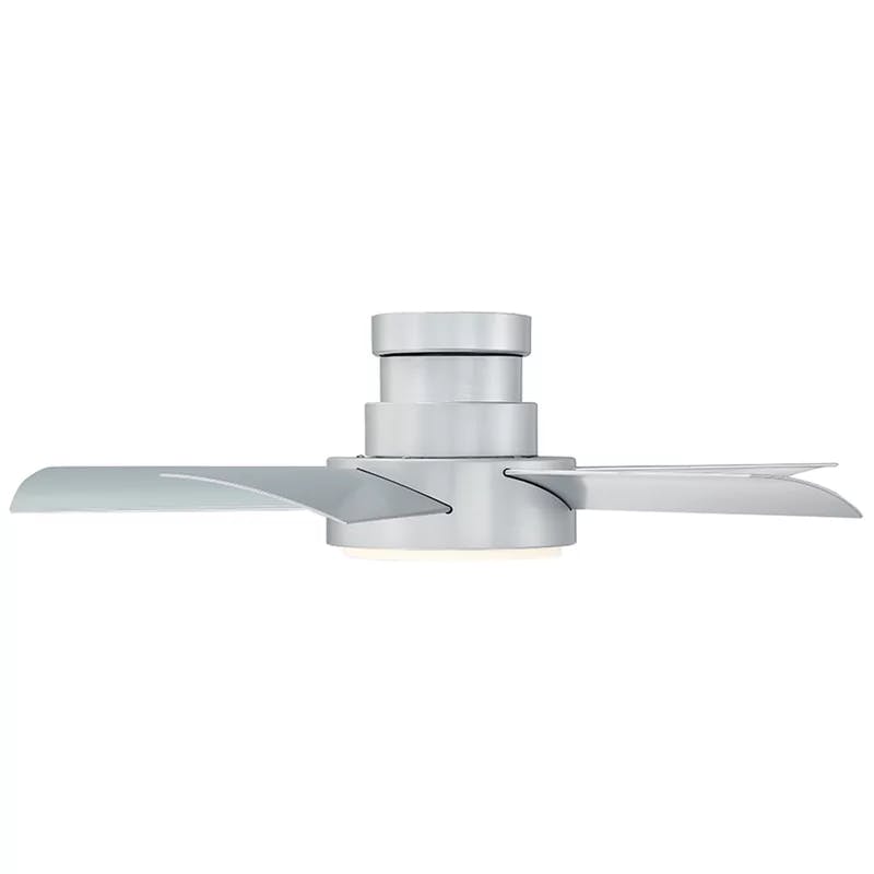 Vox Smart Low Profile 38" LED Ceiling Fan in Titanium Silver