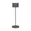Farol Warm Grey Aluminum Portable LED Lamp with Touch Dimming
