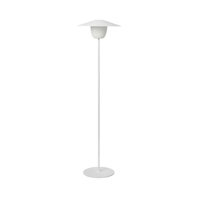 Ani 34cm White Aluminium Mobile LED Outdoor Floor Lamp