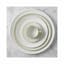 Gio Gold Glossy White Porcelain 5-Piece Dinner Set