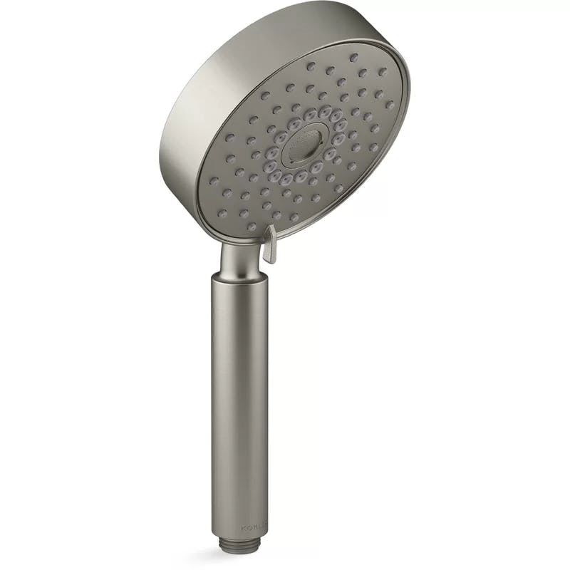 Purist 5" Nickel Multifunction Handheld Shower Head with Air-Induction