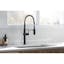 Crue Matte Black 30.75" Single-Handle Semi-Professional Kitchen Faucet