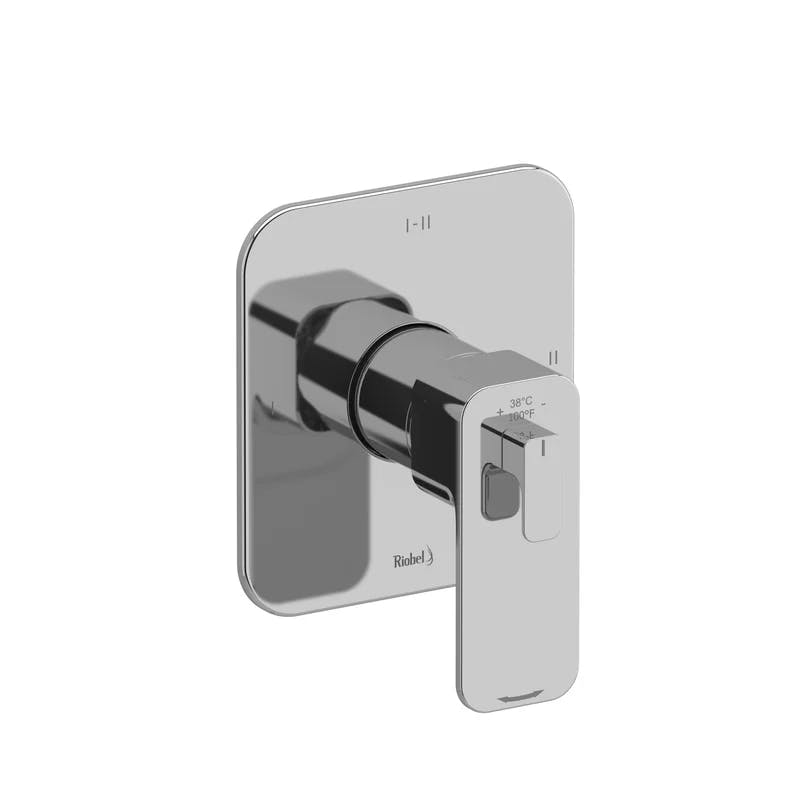 Equinox Chrome Lever Wall-Mounted Thermostatic Shower Trim