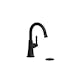 Elegant Transitional Single Handle Black Bathroom Faucet
