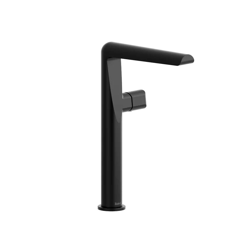 Parabola™ Elegant Black Single Hole Tall Bathroom Faucet