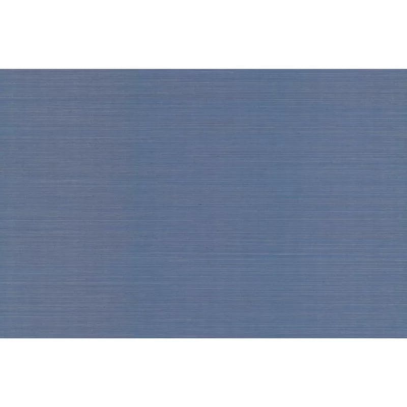 Palette 24' L x 36" W Blue Grasscloth Wallpaper Roll