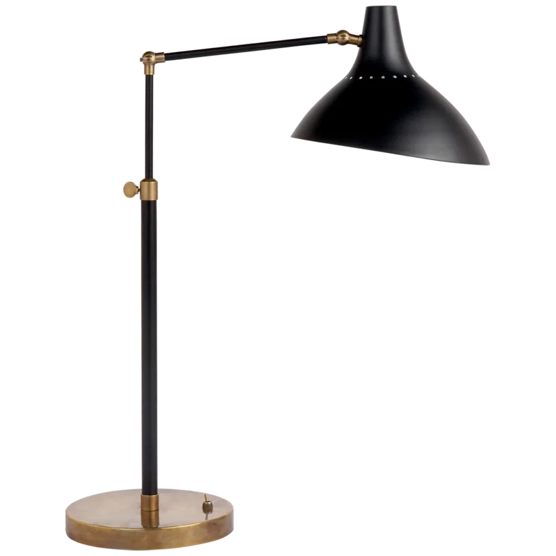 Edison Adjustable 17" Outdoor Black Triple-Arm Lamp