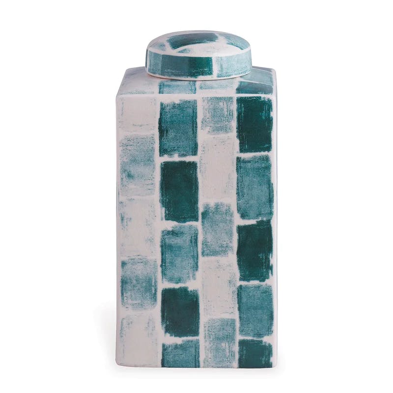 Emerald Celadon Porcelain Handcrafted Table Vase