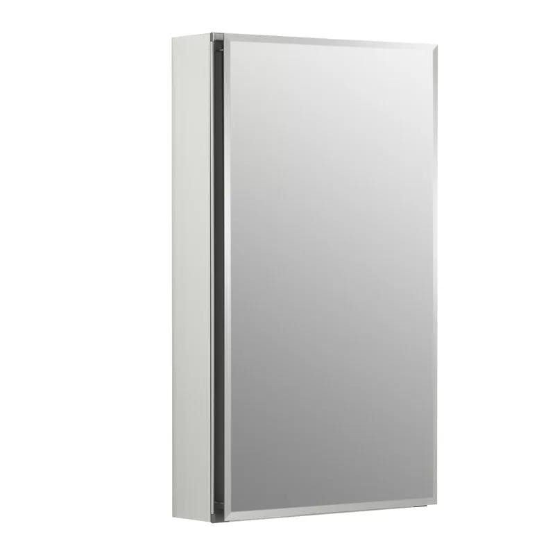 CLC 15" x 26" Frameless Aluminum Medicine Cabinet with Beveled Mirror