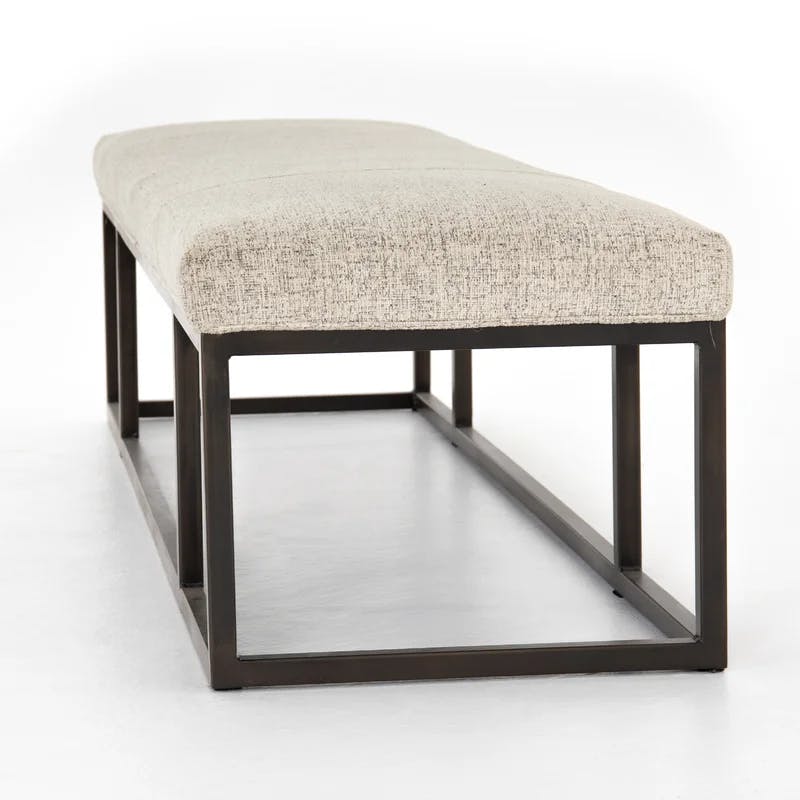 Kabina Modern Fabric-Upholstered Entryway Bench