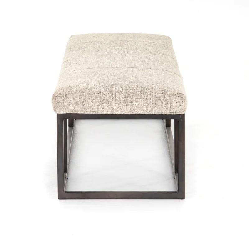 Kabina Modern Fabric-Upholstered Entryway Bench