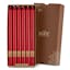 Elegant Red Beeswax 12" Taper Candles