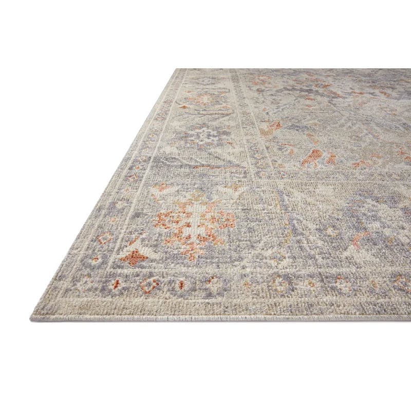 Rosemarie Reversible Gray Synthetic 7'-10" x 10' Area Rug