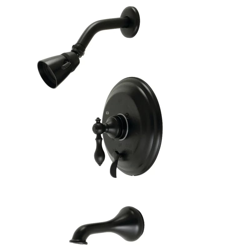 Pulse Jet Bronze Wall Mounted Tub and Shower Faucet
