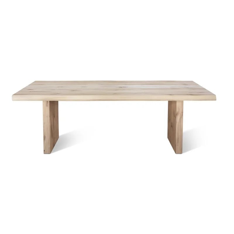 Farmstead Oak 86'' Rustic Solid Wood Dining Table