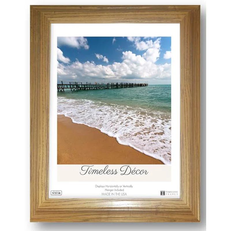 Classic Multicolor 11x14 Solid Wood Rectangle Wall Frame