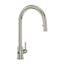 Modern Nickel Pull-Out Spray Kitchen Faucet with Brass Finish