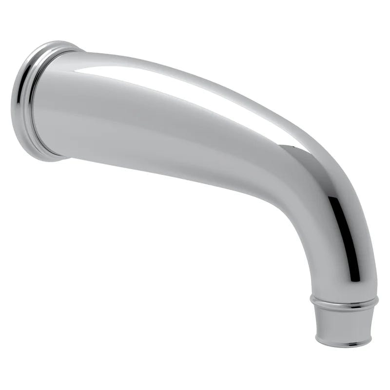 Traditional Polished Nickel Wall Mounted Tub Spout