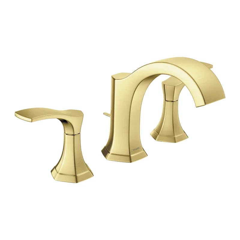 Locarno Brushed Gold 6-inch Tall Widespread Bathroom Faucet