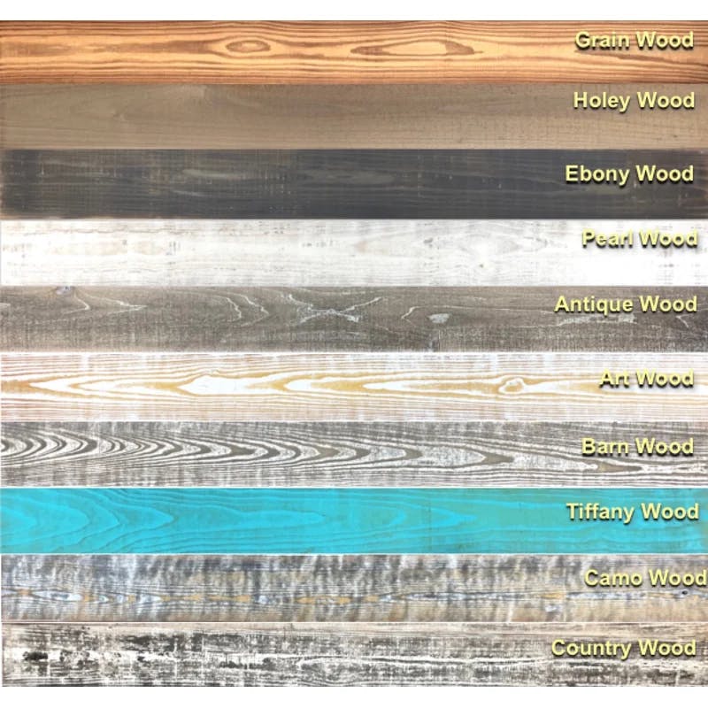 Rustic Thermo-Treated 5x48 Barn Wood Wall Planks, Unfinished - 6 Pack