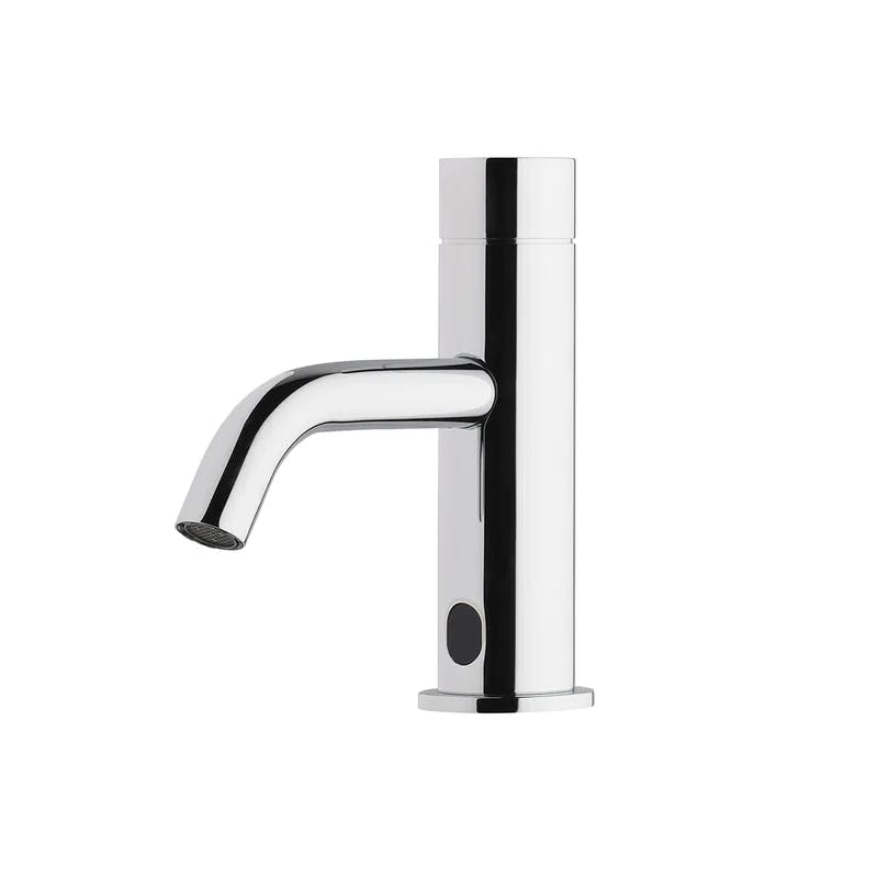 Elegant Polished Chrome Single-Handle Bathroom Faucet