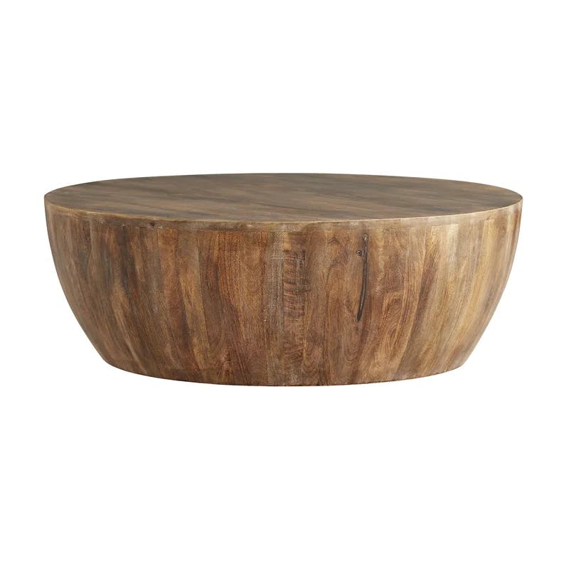 Jacob Small Round Tobacco Shade Coffee Table