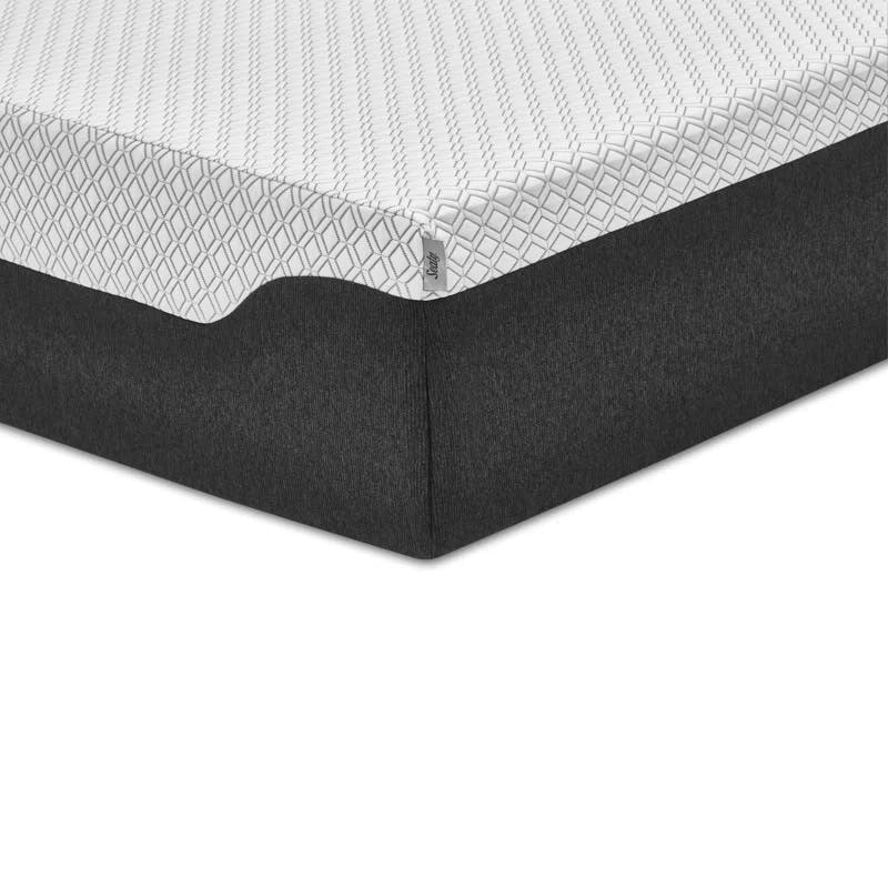 King-Size Gel Memory Foam & Innerspring Hybrid Mattress with Cooling Cover