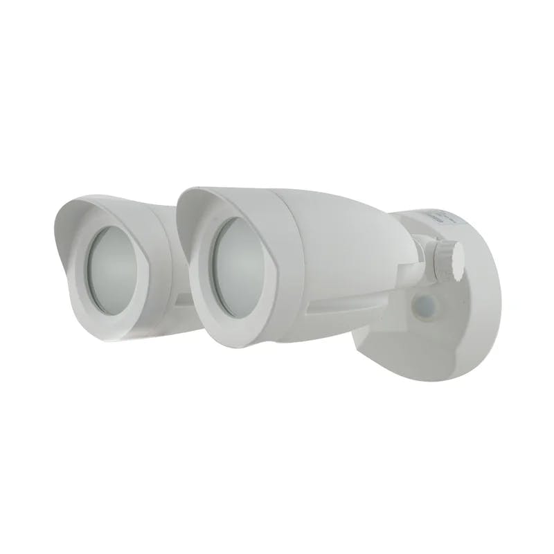 Nuvo Dual-Head White LED Security Flood Light with Motion Sensor