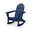 Navy Vineyard Adirondack Rocker Chair with Classic Back