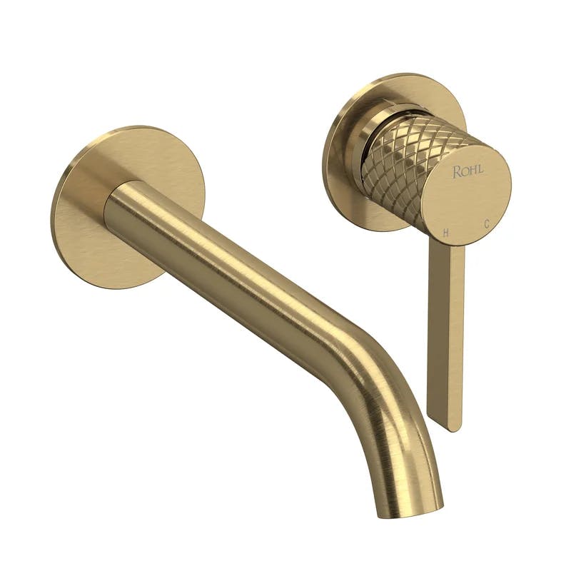 Tenerife Polished Nickel 2-Hole Wall Mounted Transitional Faucet