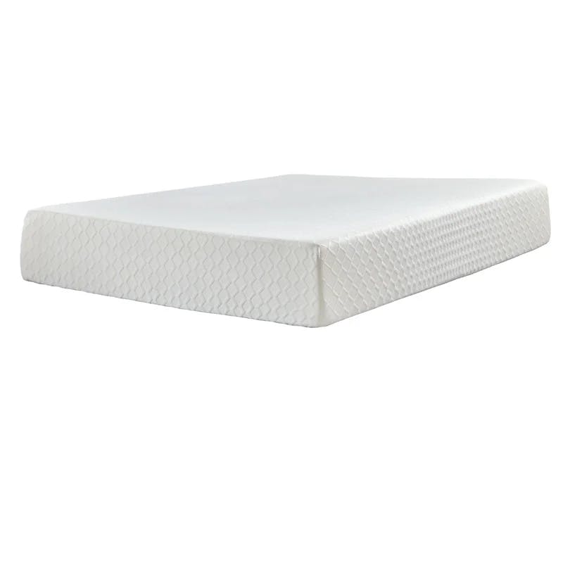 Contemporary White Full Size 12-Inch Memory Foam Mattress