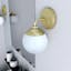 Hepburn Mid-Century Modern Brass Dimmable Wall Sconce