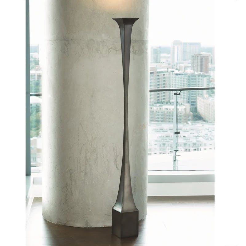 Giac Inspired 66'' Bronze Aluminum Torchiere Floor Lamp