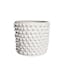 Cloudy Gray Beige Ceramic Indoor Planter, 9.84" H x 11.81" W