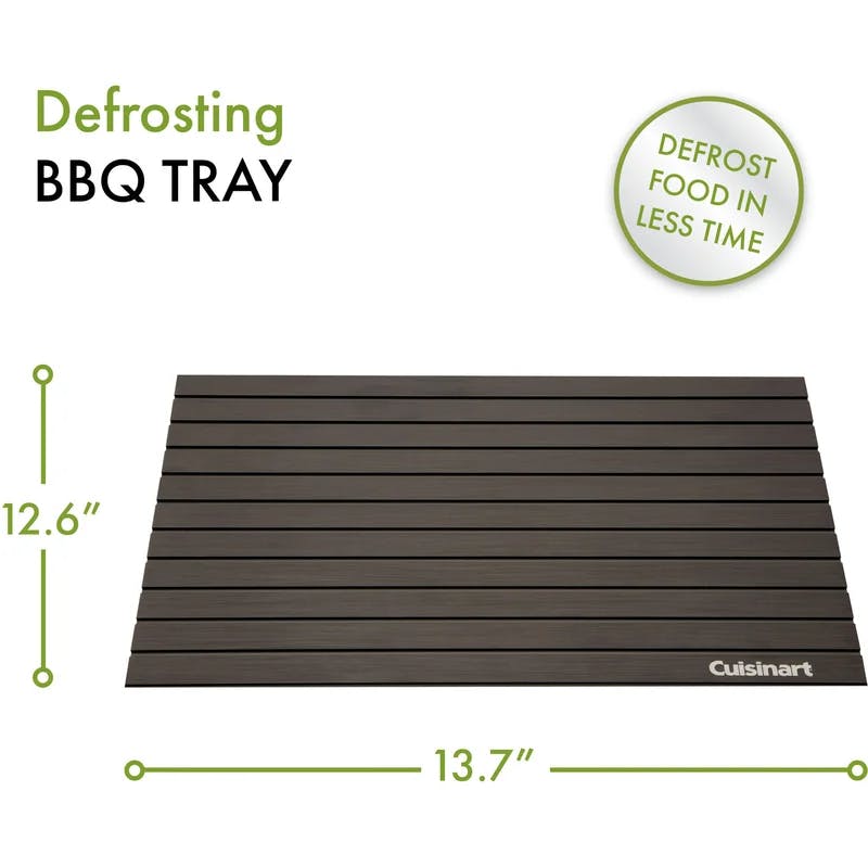 Sleek Rectangular Aluminum BBQ Defrosting Tray