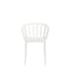 Venice White Classic Indoor/Outdoor Plastic Arm Chair