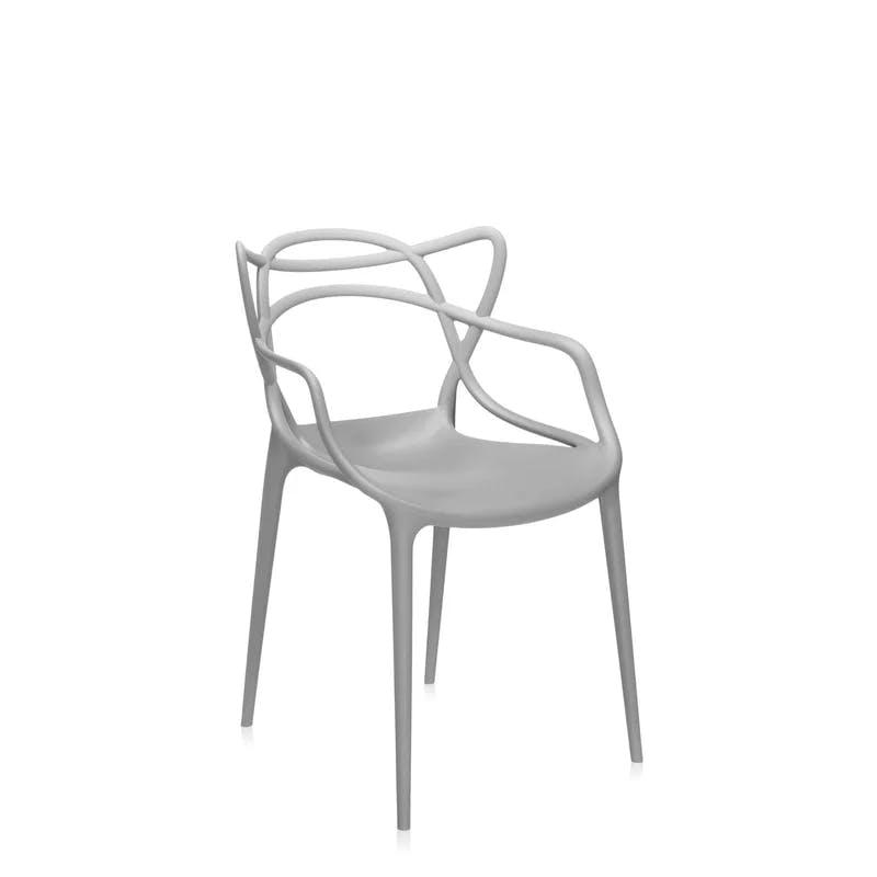 Starck & Quitllet Midcentury Modern Masters Gray Indoor-Outdoor Chair