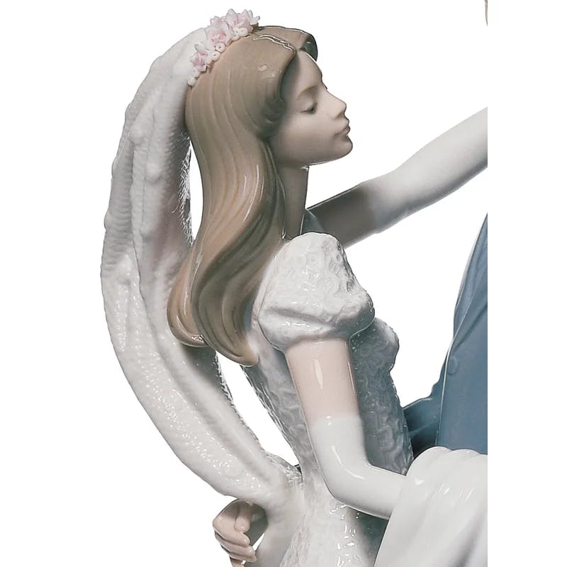 Eternal Embrace Porcelain Couple Figurine, 14.75" Novelty Shape