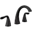 Arvo Matte Black Zinc 2-Handle Widespread Bathroom Faucet