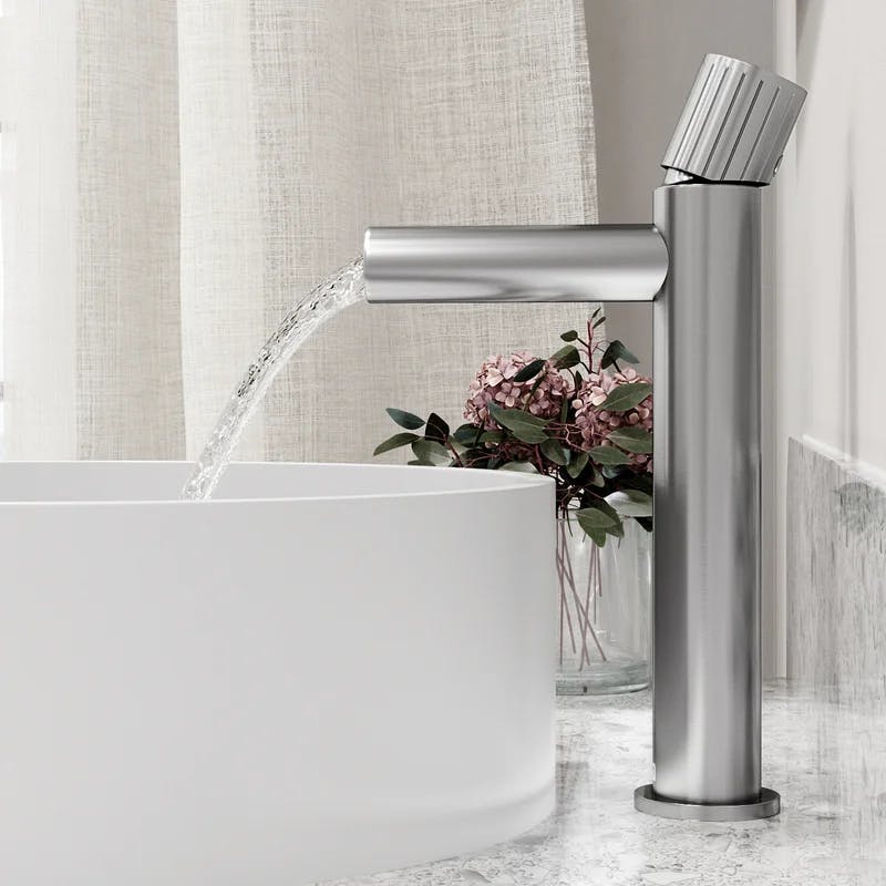 Ashford Brushed Nickel Single-Handle Vessel Bathroom Faucet