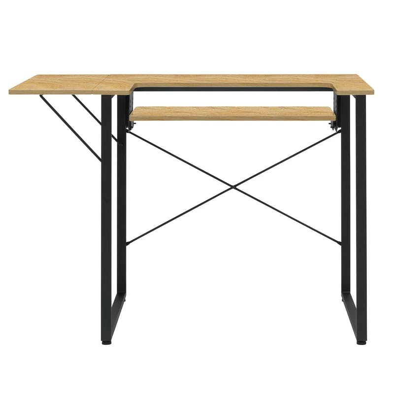 Dart 41'' Ashwood Sewing Table with Adjustable Machine Platform