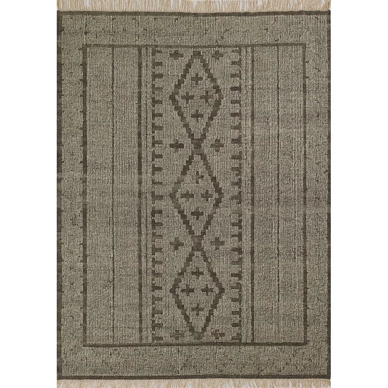 Bristol Natural Elegance 9' x 12' Hand-Knotted Wool Area Rug
