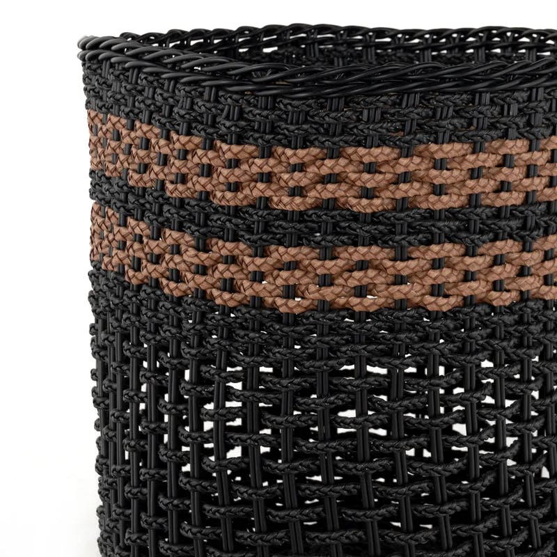 Suni Naida Two-Toned Natural Fiber Basket Set